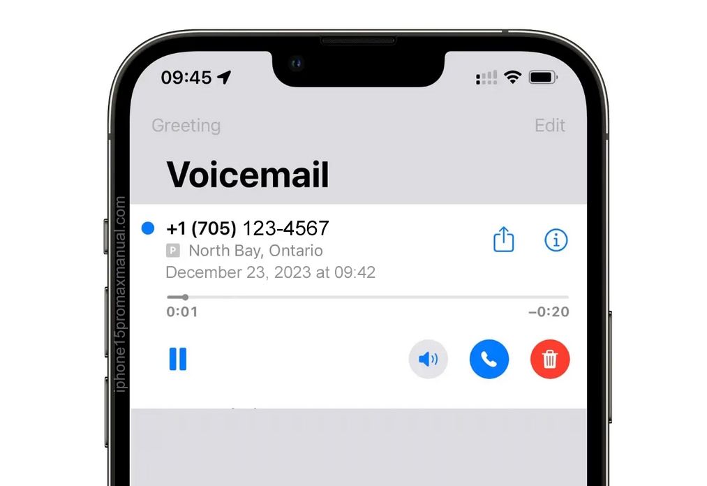 set up voicemail on iphone 15 pro max