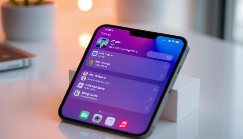 iPhone App Subscription Management