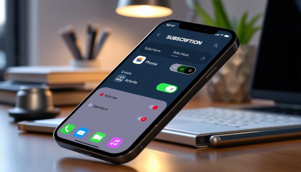 iPhone Subscription Management