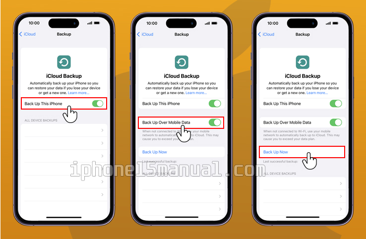 iphone back up to icloud