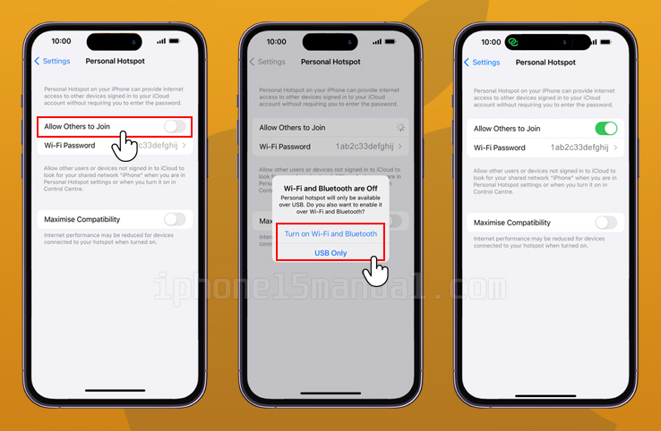 iphone 15 wifi hotspot