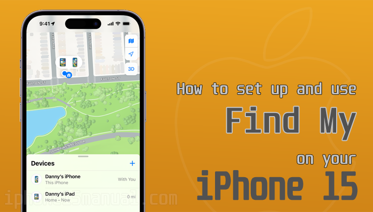 use find my on iphone 15