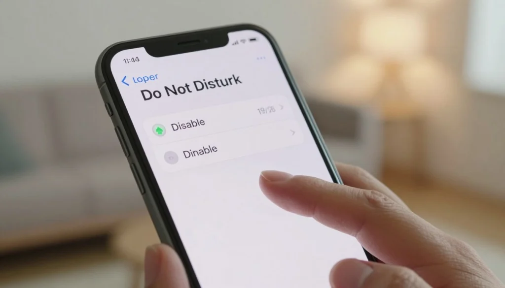 disable Do Not Disturb on iPhone disable Do Not Disturb on iPhone