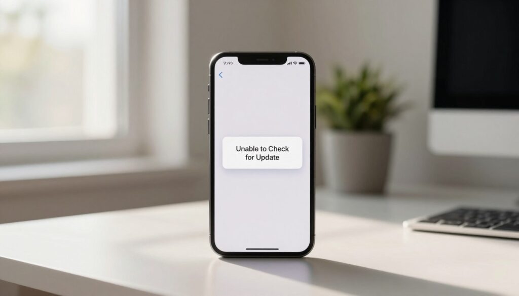 unable check update unable check update